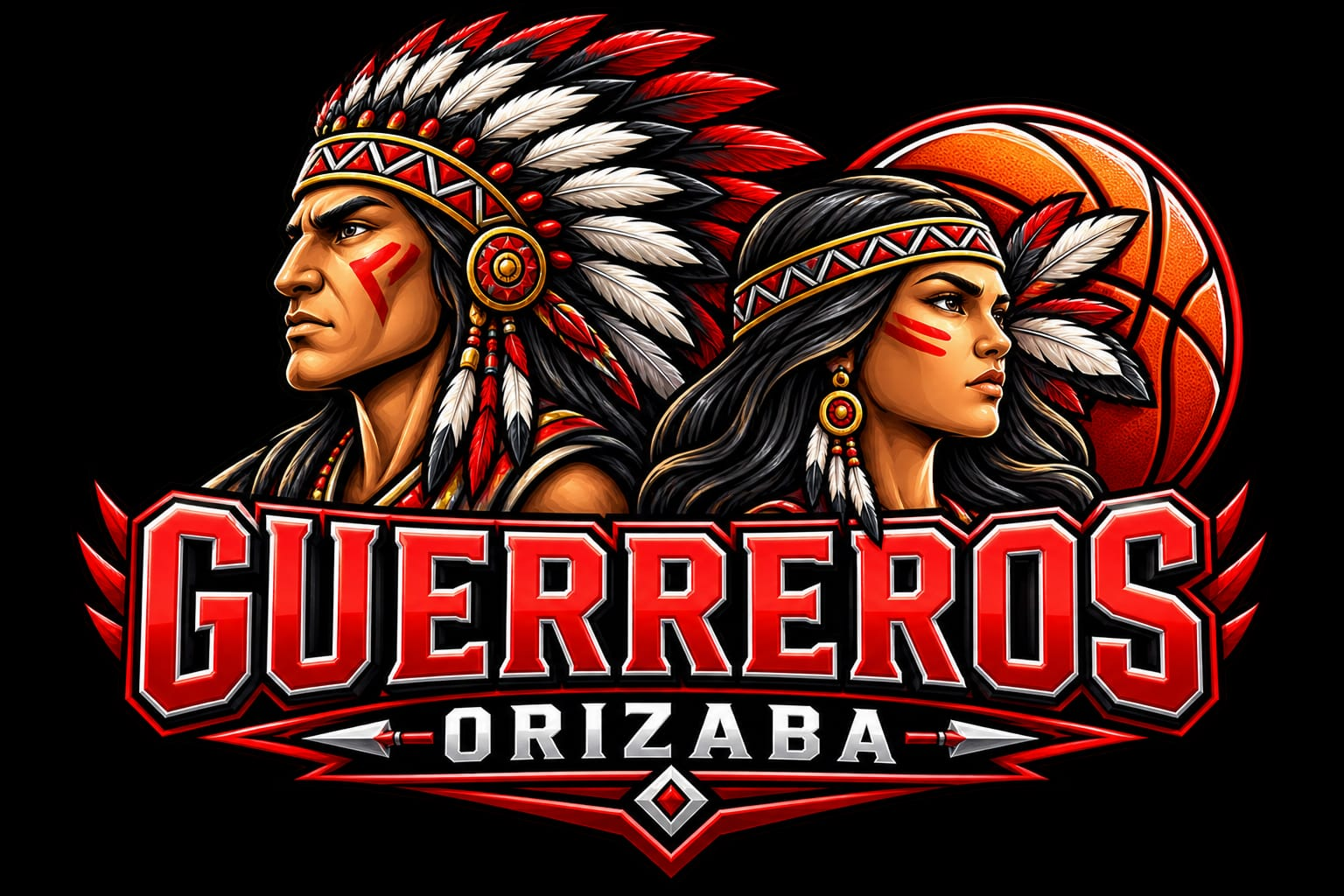 Logo de Guerreros Orizaba, academia de básquetbol