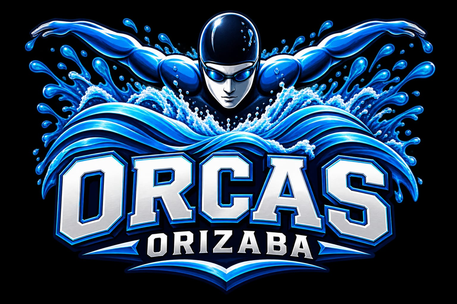 Logo de Orcas Orizaba, academia de natación